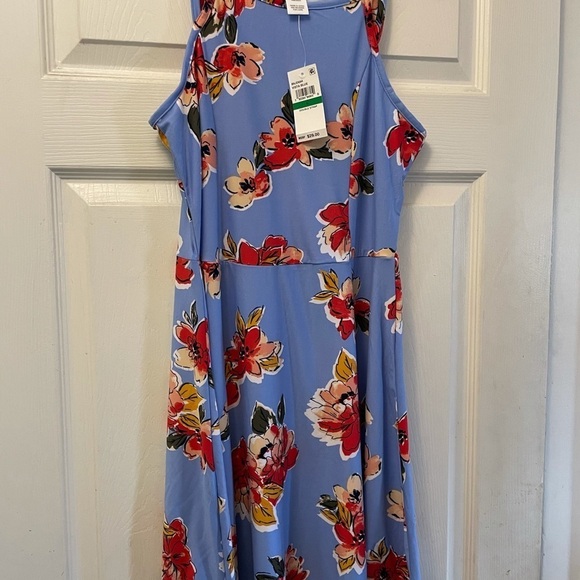 NWT Juniors' Floral Fit & Flare Dress size L - Picture 9 of 9